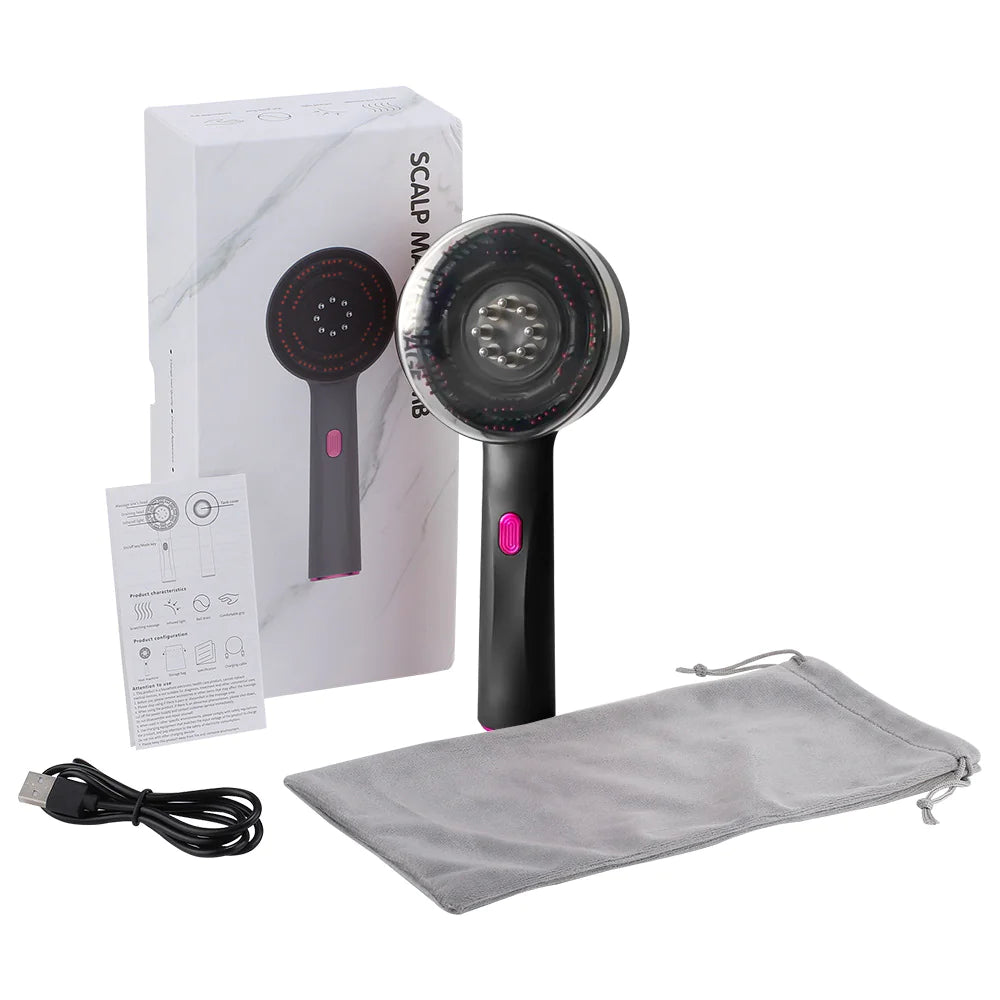 ScalpPro 3-in-1 Electric Smart Massager(with Red-Light Therapy)-Boost Hair Growth & Relieve Stress