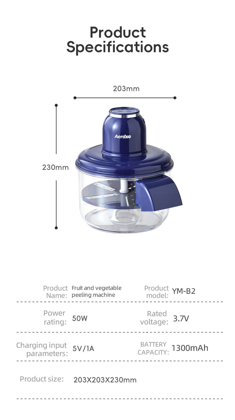 PeelPro Automatic Electric Peeler – Effortless Perfection in Every Peel