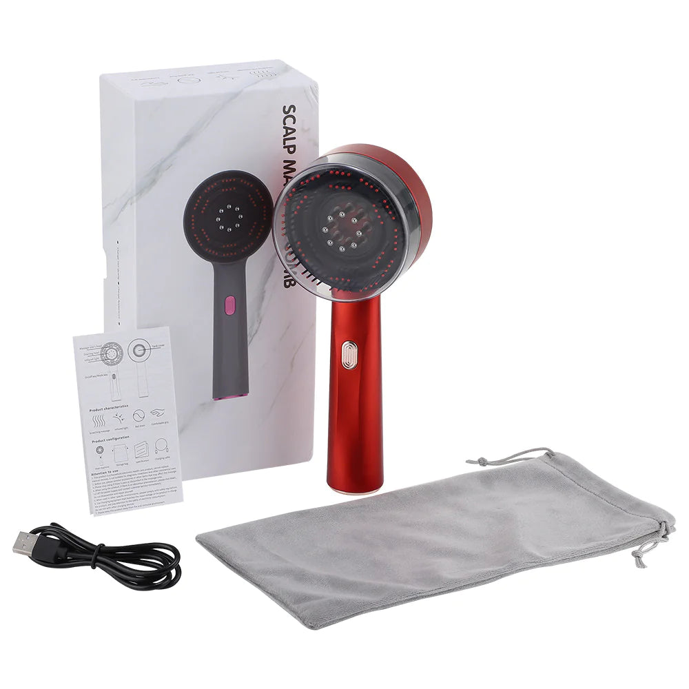 ScalpPro 3-in-1 Electric Smart Massager(with Red-Light Therapy)-Boost Hair Growth & Relieve Stress