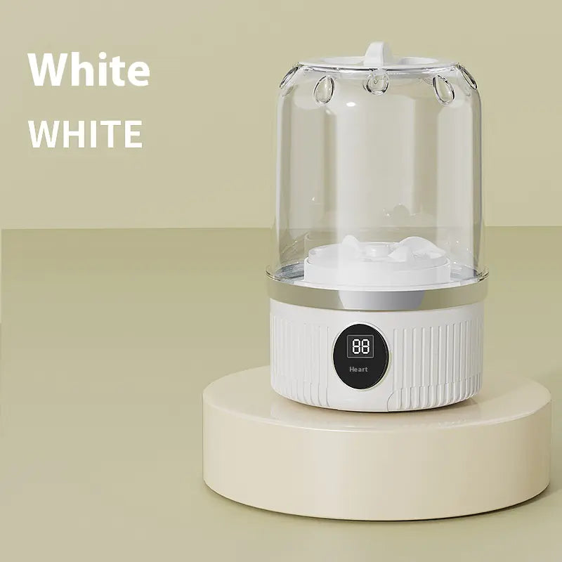 Cordless Ultrasonic Delicates Washer - 4000mAh Rechargeable Mini Washer
