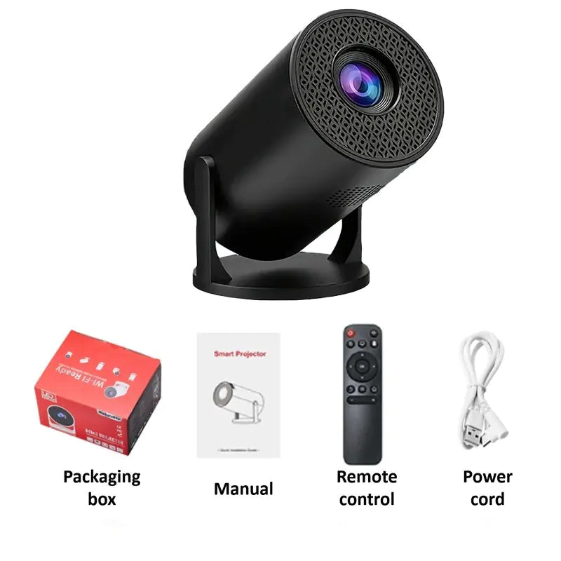 GlowBeam Portable Projector - Home Theater Projector for Movies & Games