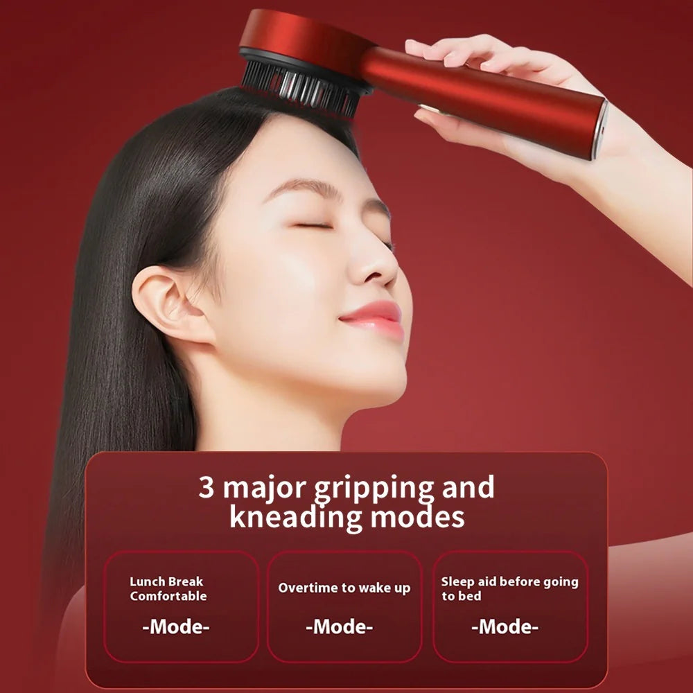 ScalpPro 3-in-1 Electric Smart Massager(with Red-Light Therapy)-Boost Hair Growth & Relieve Stress