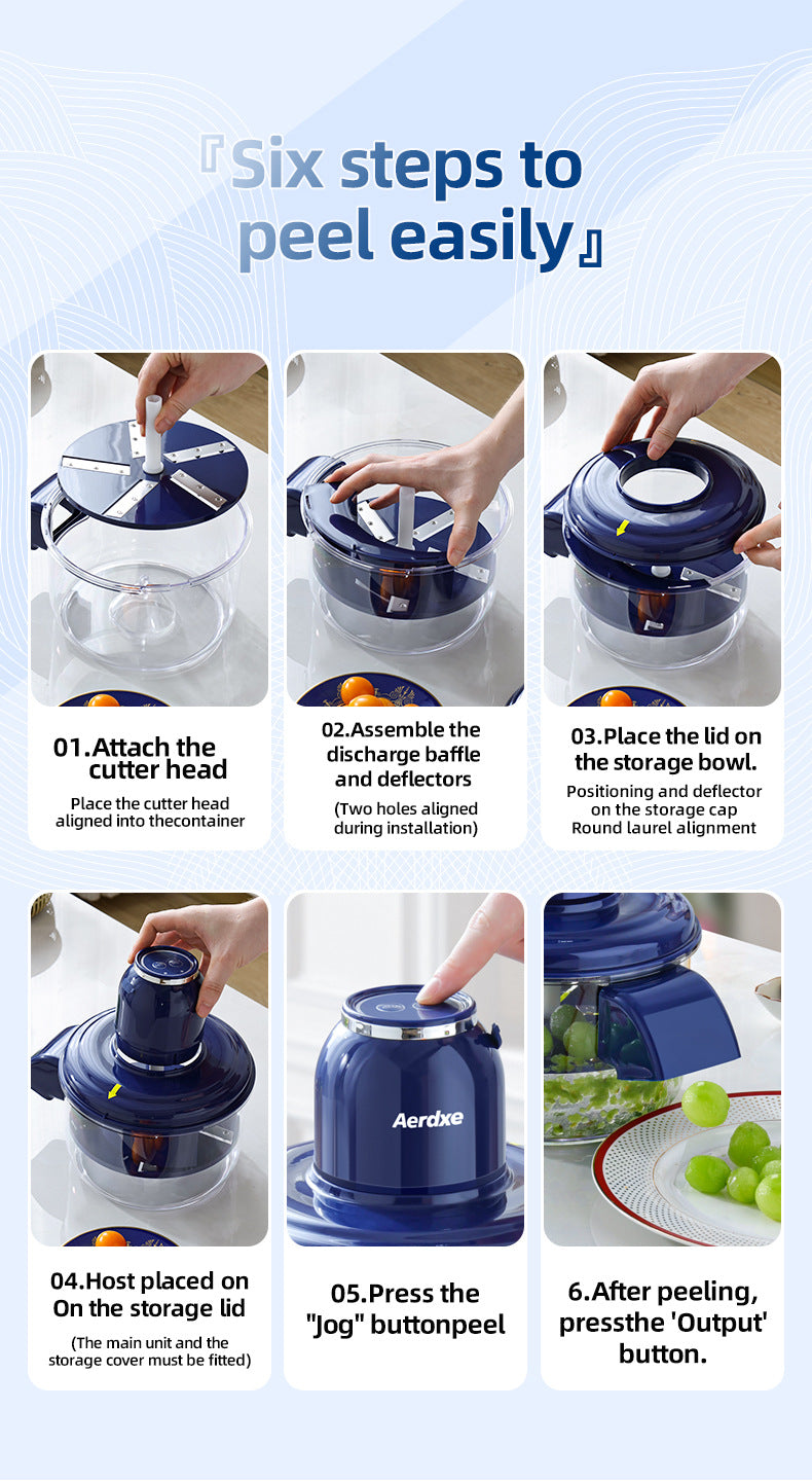 PeelPro Automatic Electric Peeler – Effortless Perfection in Every Peel