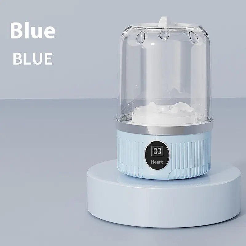 Cordless Ultrasonic Delicates Washer - 4000mAh Rechargeable Mini Washer