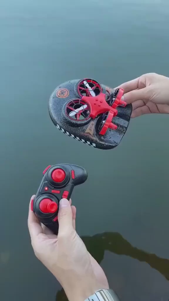 SkyRover 3-in-1 Transforming Drone – Fly, Drive & Sail.