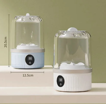 Cordless Ultrasonic Delicates Washer - 4000mAh Rechargeable Mini Washer